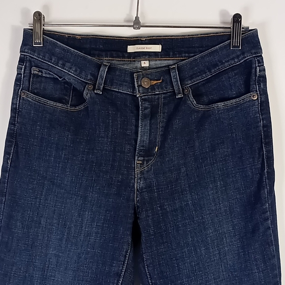 Levi's Classic Boot Mid-Rise Blue Jeans Size 6M - Picture 4 of 16